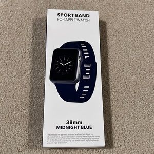 38mm Midnight Blue sport band for Apple Watch